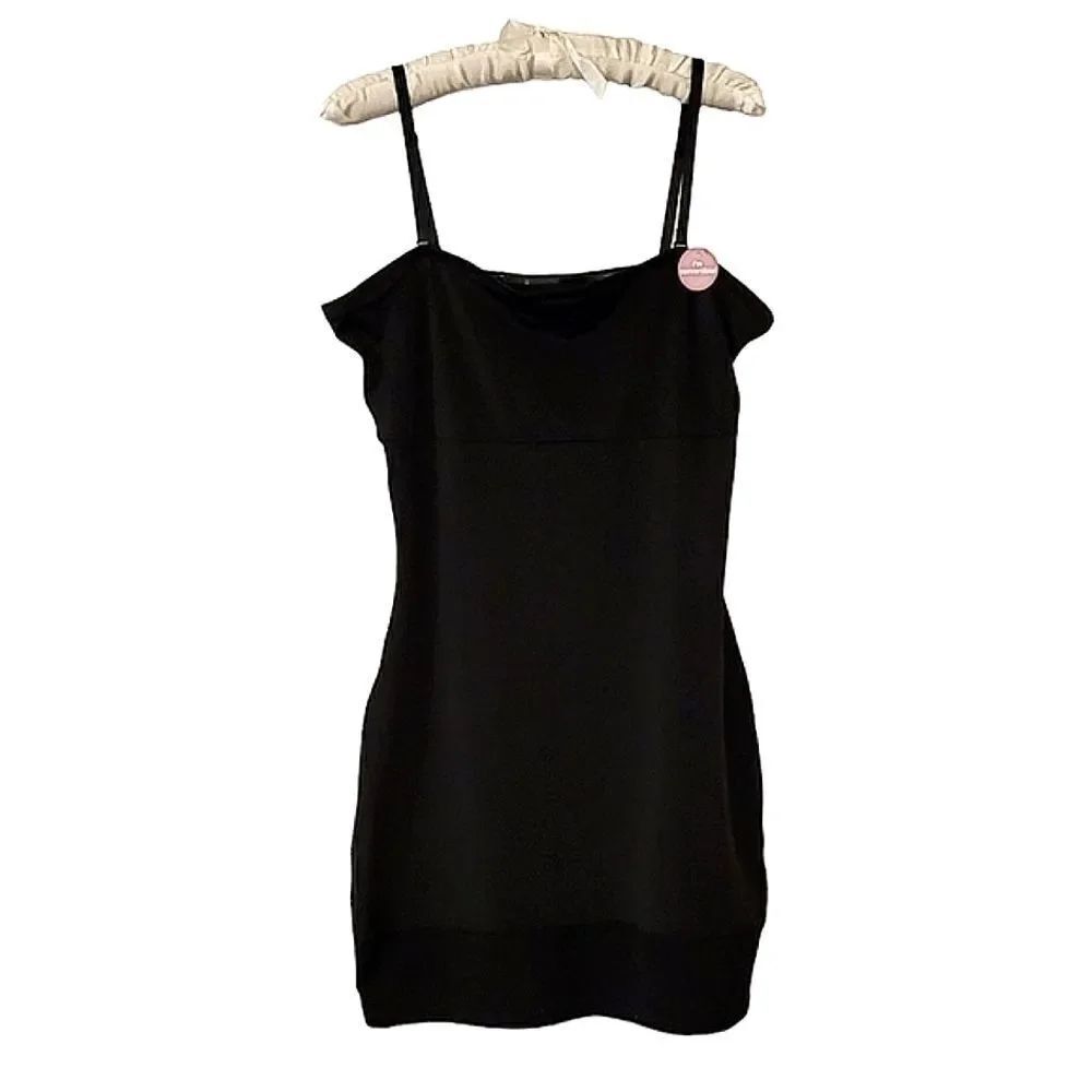 Yummie Tummie By Heather Thomson Black Slip Convertible Shapewear Size XL